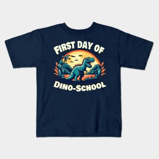 "First day of Dino-School" Kids T-Shirt